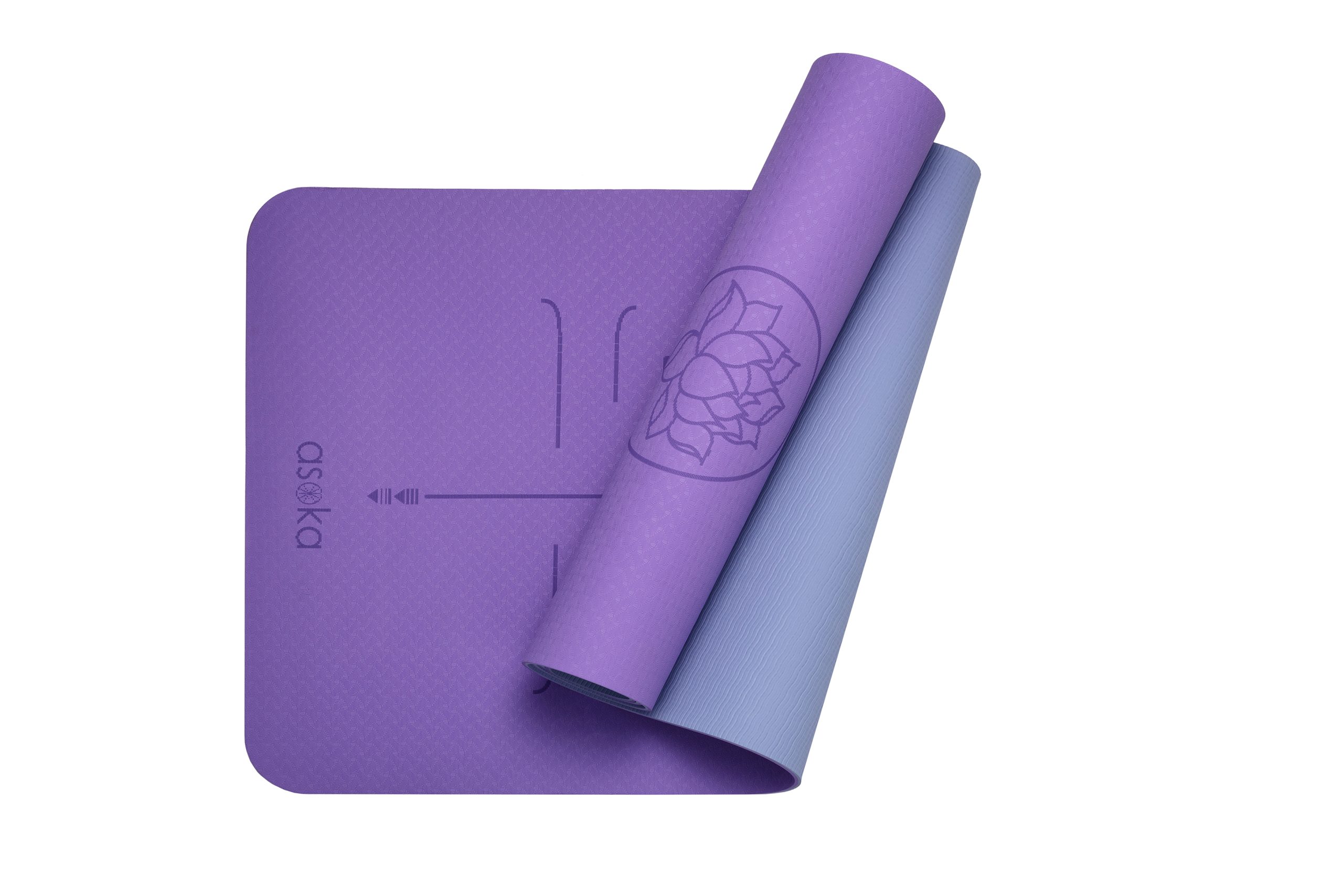 Asoka eco yoga mat – Lavender align
