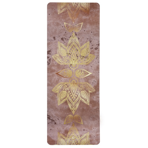 Eco lux yoga mat – Golden Lotus