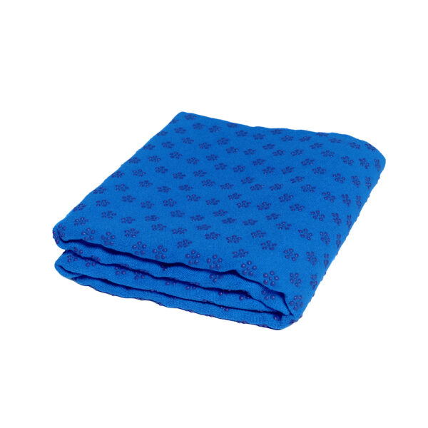 Anti skid yoga towel – Blue