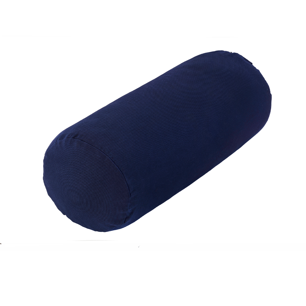 Oreiller De Yoga Bolster Rond - 37x10 Cm - Soutien Hanches, Dos, Jambes - Mousse à Rebond Lent