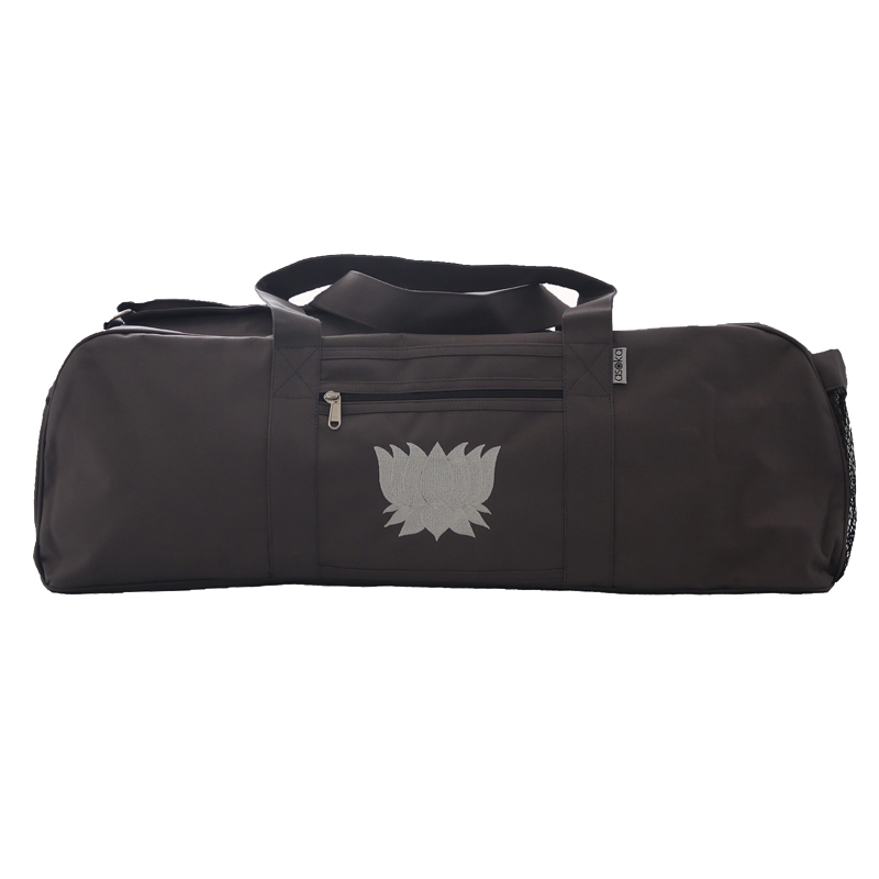 Grey Lotus Yoga Kit Bag