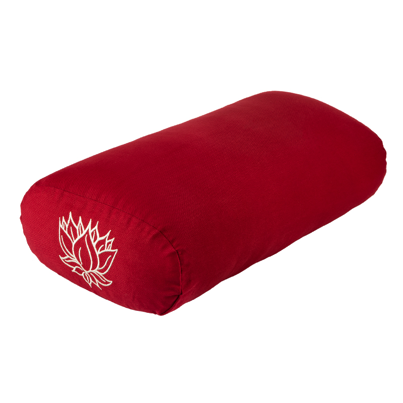 Maxi Rectangular Yoga Bolster Burgundy
