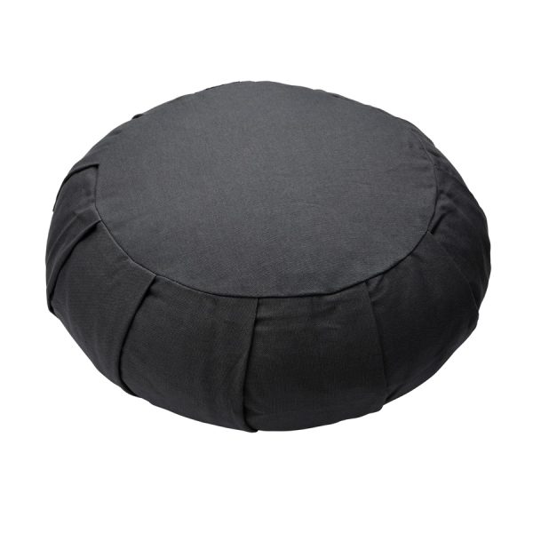 Round Meditation Zafu – Charcoal