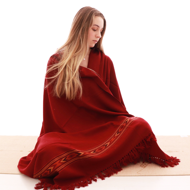 Burgundy Shawl 1 Web