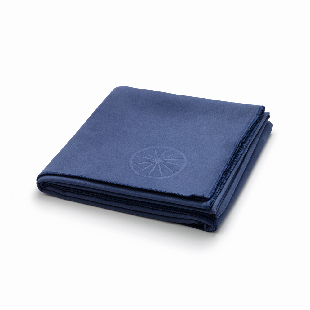 Yoga Towel Suede Cobalt Blue 1