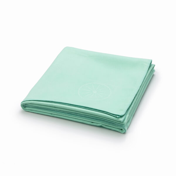 Suede Microfiber Yoga Towel – Turquoise